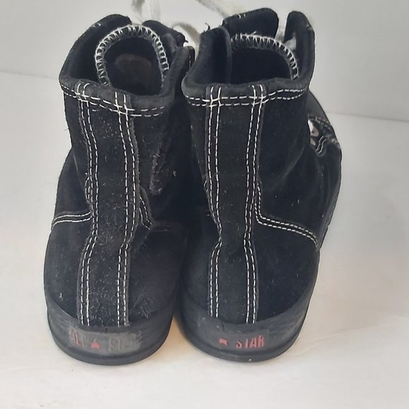 CONVERSE ALL STAR | Boys Junior High Top Sneakers Black Size 3 - Picture 4 of 8